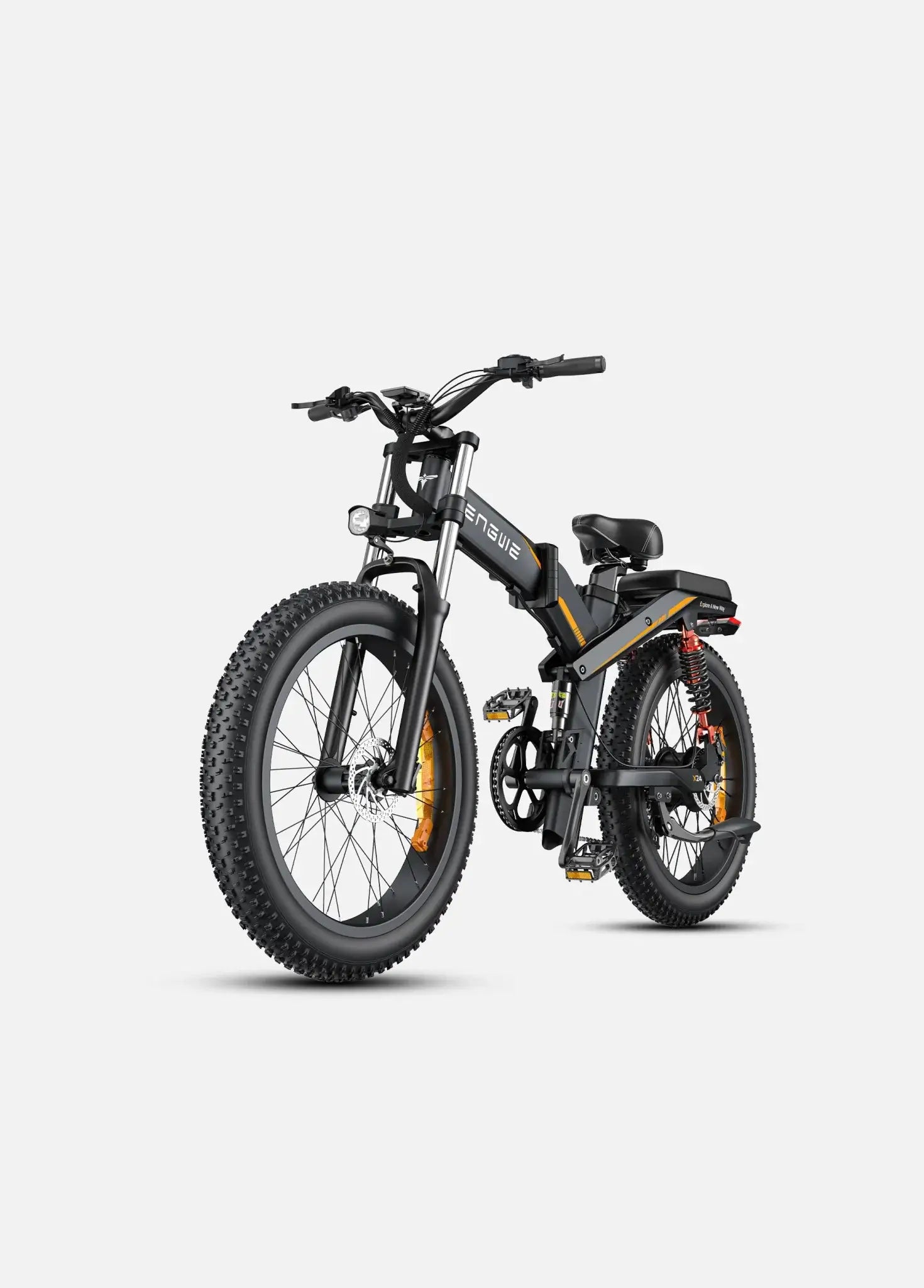 Engwe X24 - Zwart (2 accu's versie) - Dailyride